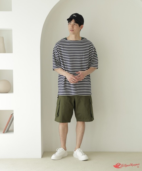「Le Pigeon Voyageur」 ハーフパンツ MEDIUM グリーン メンズ_画像7