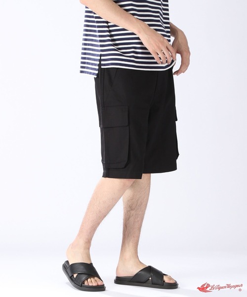 「Le Pigeon Voyageur」 ハーフパンツ MEDIUM グリーン メンズ_画像8