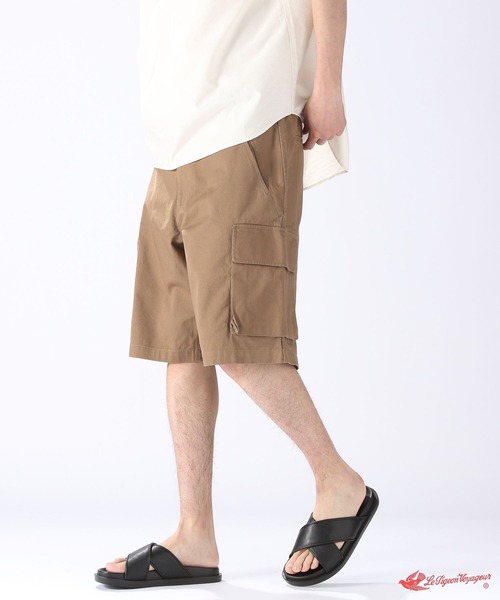「Le Pigeon Voyageur」 ハーフパンツ MEDIUM グリーン メンズ_画像9