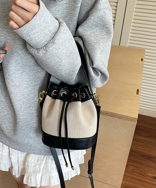 ショルダーバッグ バッグ 2way巾着ショルダーバッグ レディース