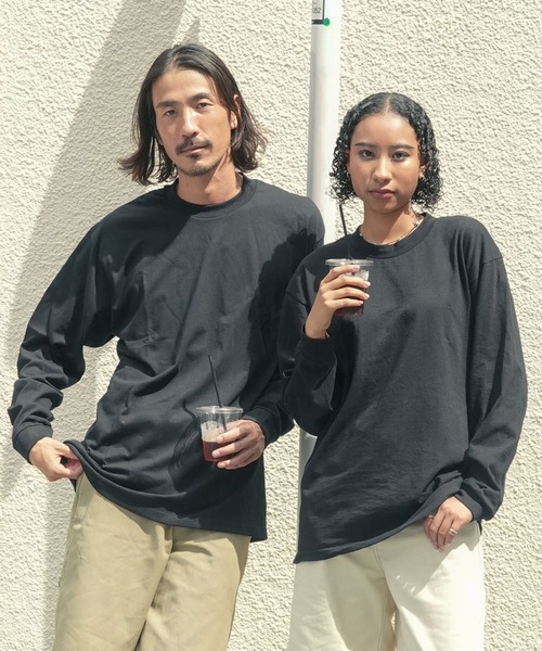 「PRO CLUB 」 長袖Tシャツ X-LARGE ホワイト メンズ_画像5