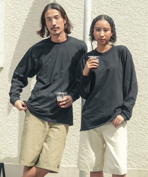 「PRO CLUB 」 長袖Tシャツ X-LARGE ホワイト メンズ_画像9