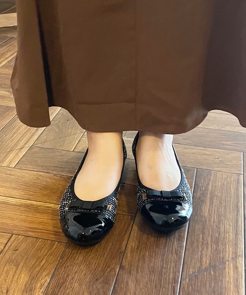 美品 CHANEL リボンバレエシューズ パンプス バイカラー 36 美品 CHANEL リボンバレエシューズ パンプス バイカラー 36 CHANEL