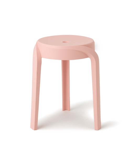 Francfranc スツール2脚 スタッキング椅子 チェア フランフラン 木製 Francfranc（フランフラン） 家具 ボルテックス スツール ピンク