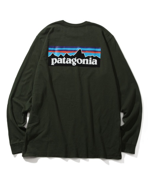 2001年 USA製 patagonia beneficial T's 長袖Tシャツ Msize パタゴニア ロンT VTG 90s Patagonia Beneficial T's Tee Shirt Long sleeve Mens
