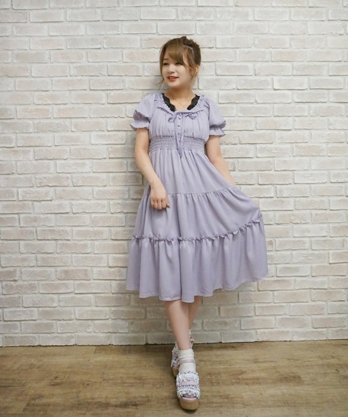 リ*♪様 新品未使用多数 axes femme 中心 女性服 まとめ売り ワンピ axes femme POETIQUE ワンピース オフショルティアードOP : ZOZOTOWN