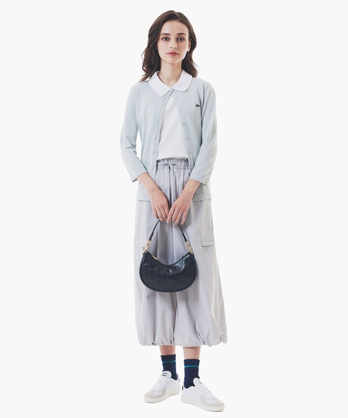 LACOSTE カーディガン UVカット 吸水速乾 ウォッシャブル