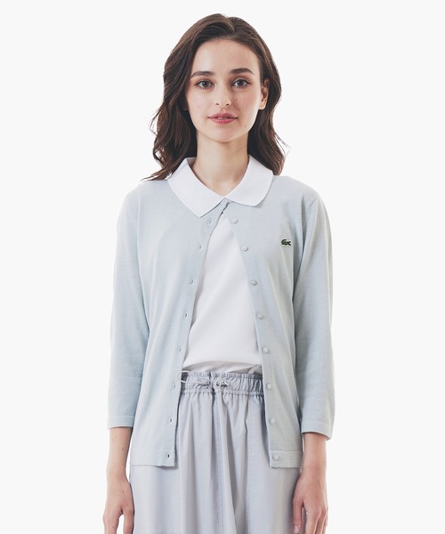 LACOSTE ラコステレディース春美品✨カーディガン、ガウンとしてもオッケ 楽天市場】LACOSTE ラコステ レディース クルーネック クール
