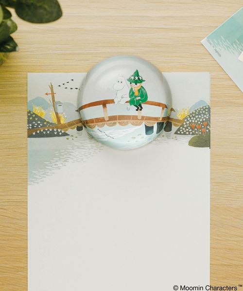 MOOMIN（ムーミン） インテリア ガラスペーパーウェイト クリア