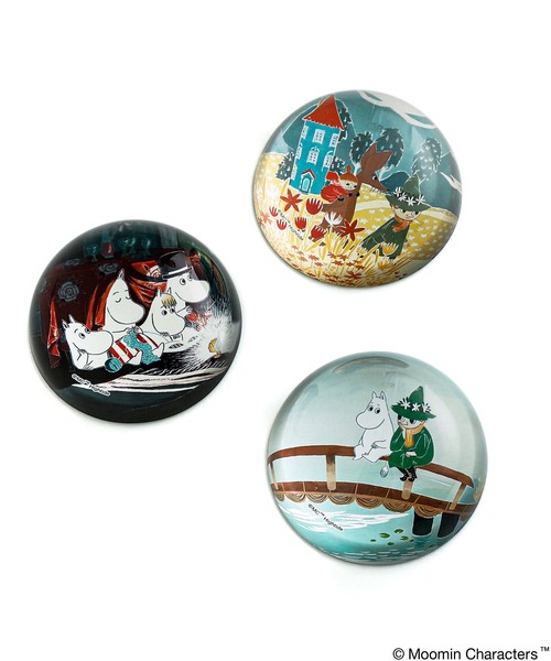 MOOMIN（ムーミン） インテリア ガラスペーパーウェイト クリア