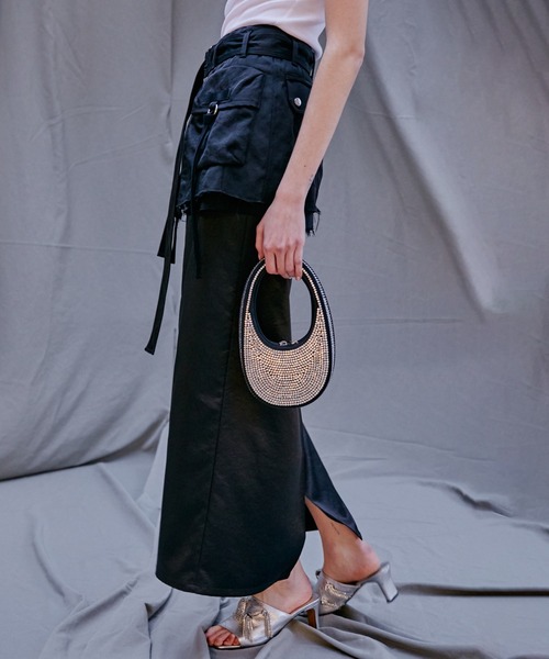 スカート カーゴラップレイヤードスカート / Cargo Wrap Layered Skirt カーゴラップレイヤードスカート Cargo Wrap Layered PRANK