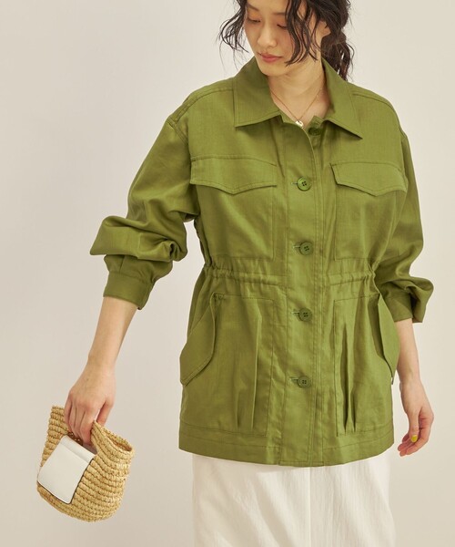 SHIPS（シップス） ミリタリージャケット モッズコート 「手洗い可能