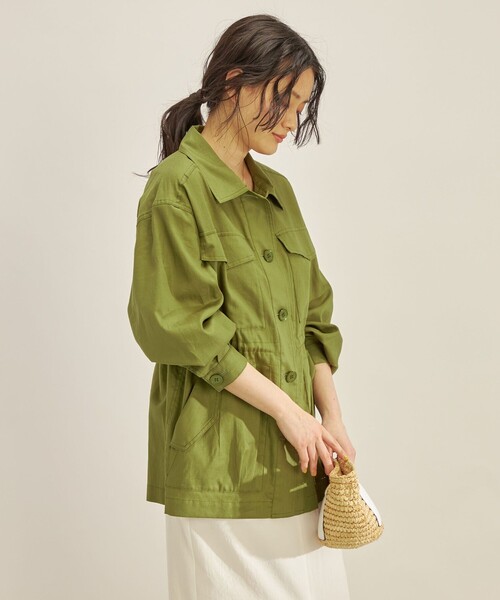 SHIPS（シップス） ミリタリージャケット モッズコート 「手洗い可能