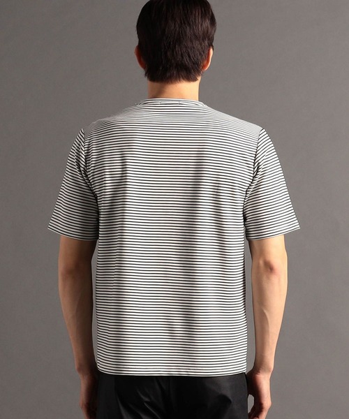 MONSIEUR NICOLE（ムッシュニコル） tシャツ グログランボーダー