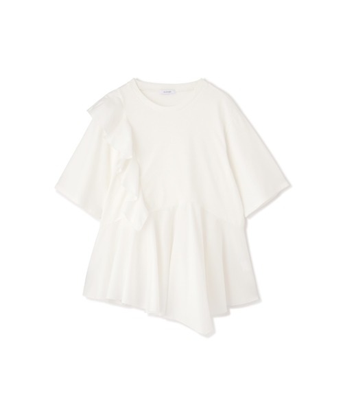 ジルスチュアート　ラッフルデザイントップス JILL STUART tシャツ ラッフルデザイントップス レディース