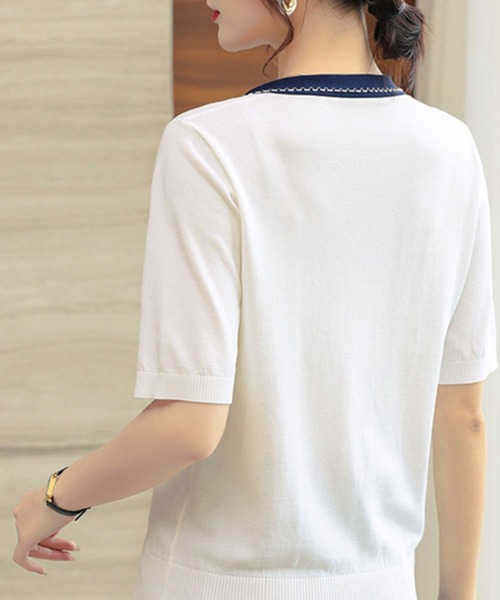 Dewlily ニット セーター リボンサマーニット レディース : ZOZOTOWN