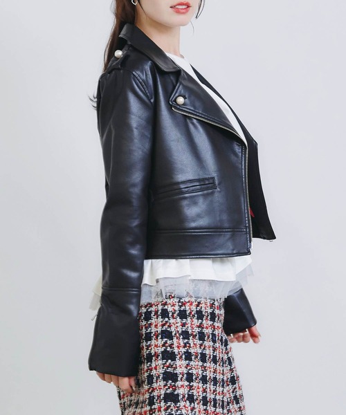 ✨【美品】IENA レザージャケット ライダースジャケット IENAライダースレザージャケット