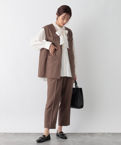 シャツ ブラウス 2WAYボウタイシャツ/MATINEE LINE/972871 レディース | GLOBAL WORK | 05