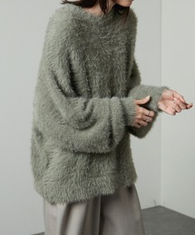 セーター ニット 「Alfred Alex」オーバーサイズシャギーニット