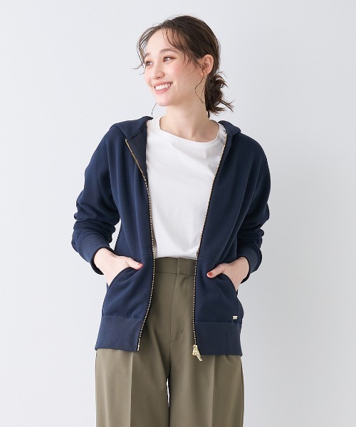 MICA&DEAL パーカー 度詰裏毛ZIP UPパーカー「2サイズ展開