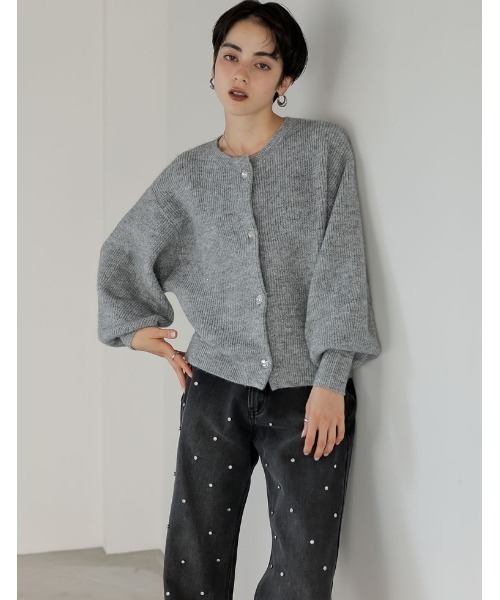 Re:EDIT（リエディ） カーディガン 「MEISM by Re:EDIT」デコラティブ