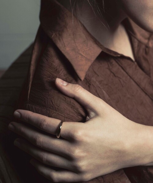 ete bijoux（エテ ビジュー） 指輪 リング 「レイヤード」 K18YG