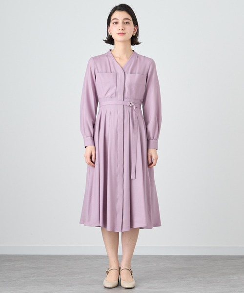 ANAYI ウールアムンゼンポケットフレア ワンピース ANAYI（アナイ）の「ウールアムンゼンポケットフレア ワンピース
