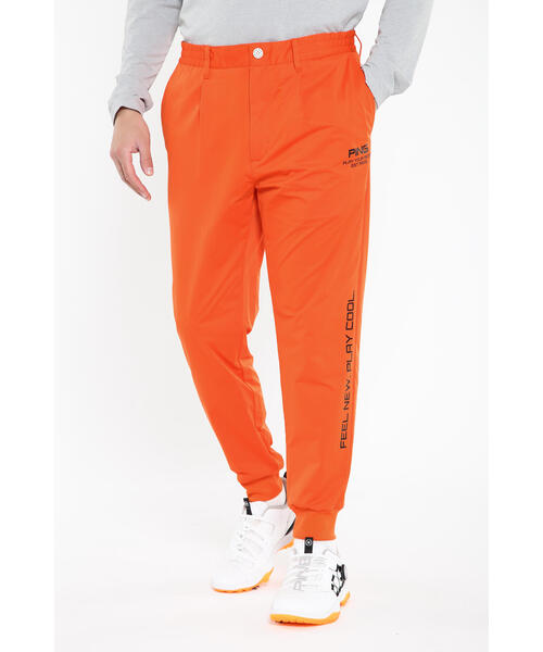 PING パンツ 「PING APPAREL」布帛裾リブ 撥水ジョガーパンツ