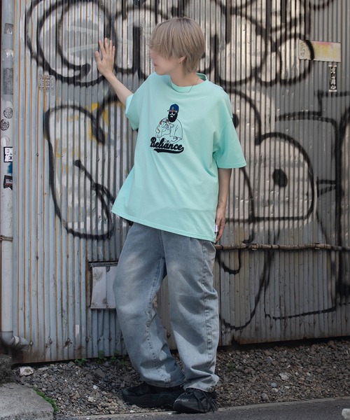 tシャツ 「SILVER BULLET SELECT AP/シルバーバレットセレクト」ネックレス付きフェイクレイヤードオンブレチェック長袖Tシャツ レ SILVER BULLET tシャツ 「SILVER SELECT AP/シルバーバレット