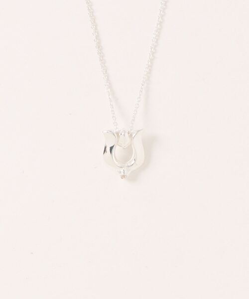 con affetto ネックレス シルバー925ジルコニアホースシューネックレス