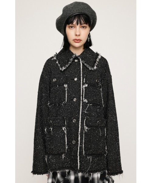ジャケット Gジャン GRAIN TWEED JK-BE グレイン ツイード ジャケット 