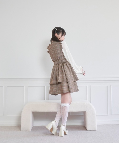 ワンピース Honey Cinnamon Honey Cinnamon ワンピース 肩ベルトワンピース : ZOZOTOWN