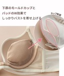 ブラジャー ショーツセット 「盛れる!脇高設計...の詳細画像3