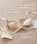 ブラジャー ショーツセット 「盛れる!脇高設計...の詳細画像4