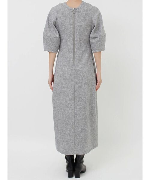 LAGUNAMOON ワンピース コクーンZIPハーフスリーブワンピース