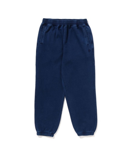スウェットパンツ ジャージ APE HEAD ONE POINT INDIGO SWEAT PANTS 