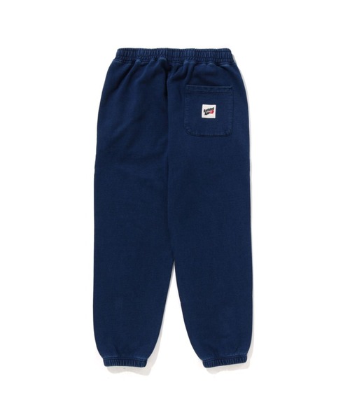 スウェットパンツ ジャージ APE HEAD ONE POINT INDIGO SWEAT PANTS 