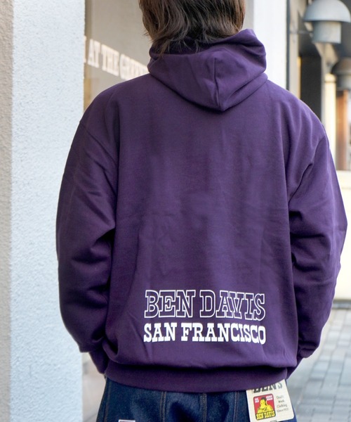 BEN DAVIS（ベンデイビス） パーカー 「BEN DAVIS PROJECT LINE」PRINT 