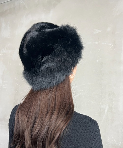 Loco Ocean（ロコオーシャン） 帽子 ハット ふわふわファーロシア帽