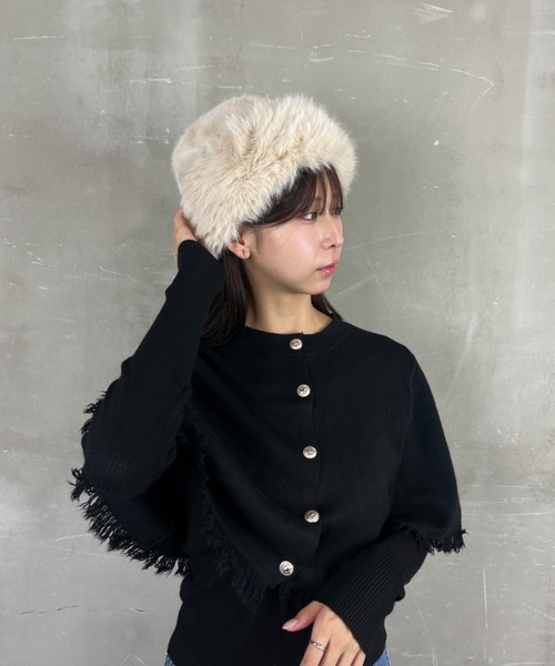 Loco Ocean（ロコオーシャン） 帽子 ハット ふわふわファーロシア帽