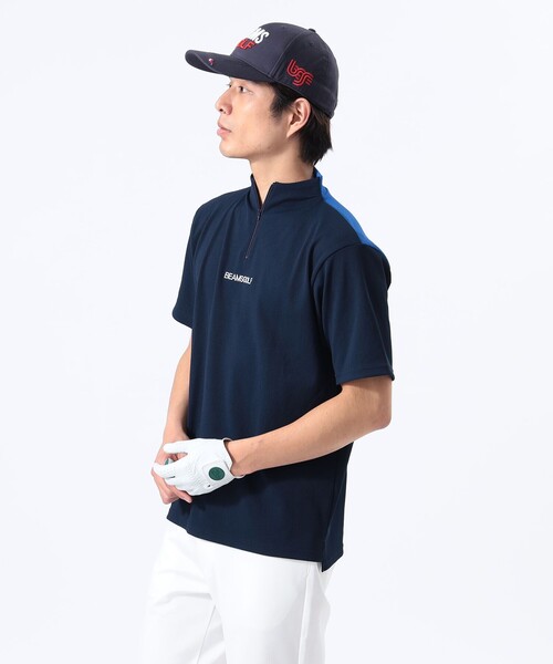 BEAMS GOLF tシャツ 「UVカット/吸水速乾」ORANGE LABEL