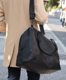 ボストンバッグ 「撥水レザー」ウォータープルーフ ウォッシャブル