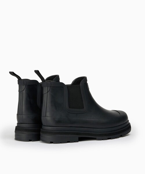 新品　AIGLE サイドゴアレイン ブーツ AIGLE｜防水 厚底 ソフトレイン ファー サイドゴアラバーブーツ