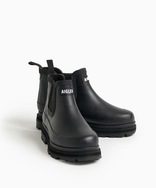 AIGLE ICARE ラバーブーツ  レインブーツ　40 NOIR AIGLE ICARE ラバーブーツ レインブーツ 40 NOIR - メルカリ