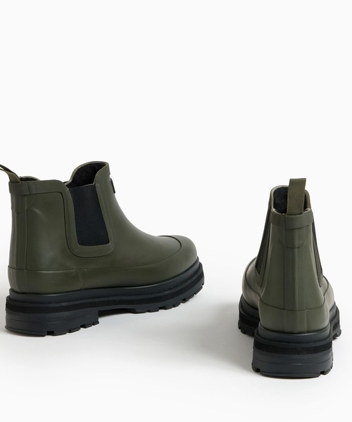 【値下げ】AIGLE ラバー　サイドゴア　レインブーツ AIGLE 長靴 レインブーツ 防水 厚底 ソフトレイン ファー