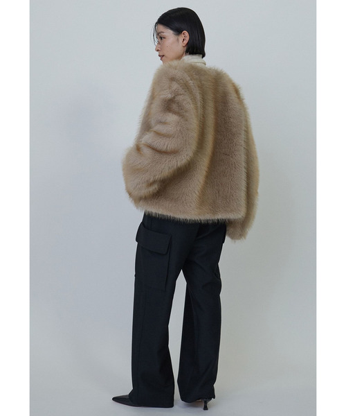 1er Arrondissement コート アウター ECOPELファーショートコート