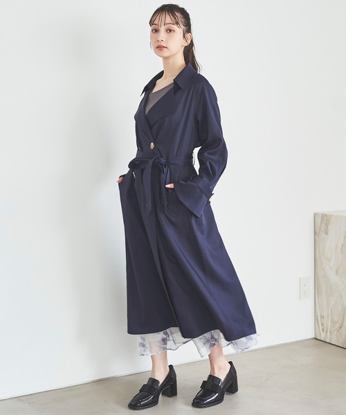 のんちゃんTheory luxeトレンチコート 31 Sons de mode トレンチコート コート ベーシックロング