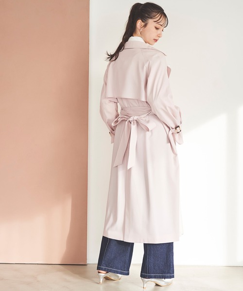 【31 sons de mode】ベーシックロングトレンチコート 31 Sons de mode トレンチコート コート ベーシックロング