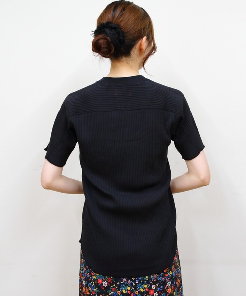 MEYAME（メヤメ） tシャツ オブロングネックショートスリーブ OBLONG