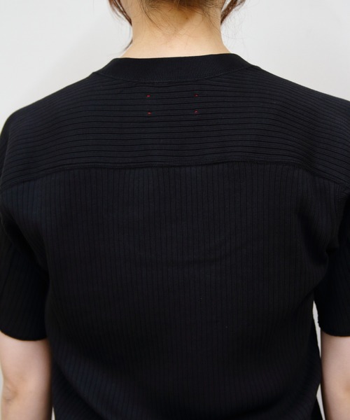 tシャツ MEYAME/メヤメ　オブロングネックショートスリーブ　OBLONG NECK SHORT SLEEVE レディース セール】MEYAME/メヤメ オブロングネックショートスリーブ